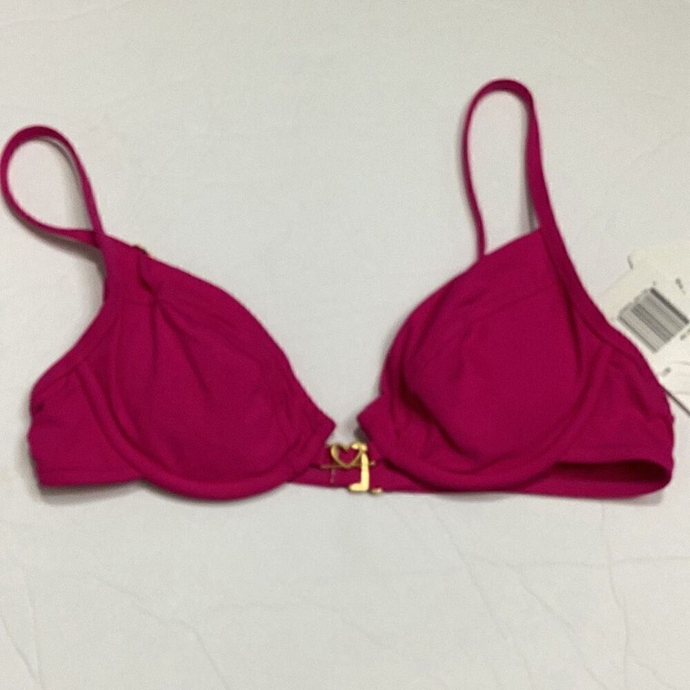 New. L*SPACE pink push up bikini top. Small. Retails $119 - Picture 8 of 11